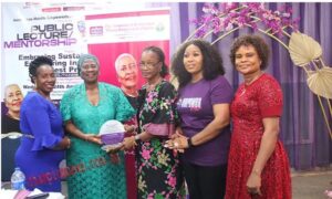 Unveiling Idiat Amusu Mentorship Scheme in commemoration of world creativity, Innovation Day organises by APWEN in Lagos